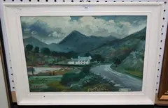 Kerry Landscape, Ireland by L.W. Butcher, 1969, oil on board, sold Jul 2011