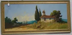 Guy Le Florentin, Chapelle-en-Provence, oil on board