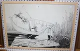 Ralph Steadman, Alice pulling Reeds from a Rowing Boat, photo lithograph