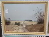 Marcus Ford, Figure walking a Dog on a Country Path