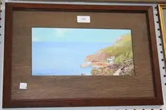 T. Weston, Babbacombe Bay, watercolour and gouache