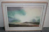 R. Baker, Summer Cloudburst I' and 'Summer Cloudburst II', a pair of, 20th Century etchings with additional colour, both signed, titled and editioned 33/250 or 'A/P' in pencil.