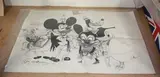 Ralph Steadman, Disney Land, monochrome print
