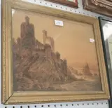 Paul Sandby Munn, View of Conway Castle, watercolour