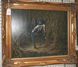 Terence Macklin, The Reliable Labrador, 1987, oil on canvas