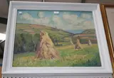 Elizabeth Lamorna Kerr, Lamorna Cove, oil on canvas-board