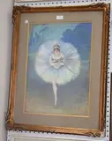Paul Seguin-Bertault, Study of a Ballet Dancer, pastel