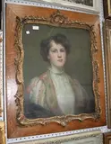 Alexina MacRitchie, Half Length Portrait of a Lady, pastel and coloured chalks