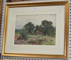 Yeend King, At Milford, Surrey, watercolour and gouache