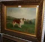 Wylam Gowdy, Jip' (Study of the Dog, property of W.H. Haclam), oil on canvas