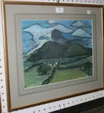 Michael Downs, Clouds over Cumberland, pastel and charcoal