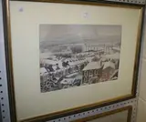 Peter Partington, Snow - Gravesend, watercolour