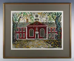 John Piper, The Geffrye Museum, colour screenprint