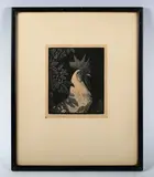 Lionel Lindsay, The Emperor, woodcut