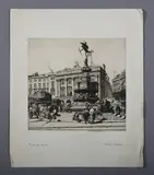 Stanley Anderson, Piccadilly Circus, etching