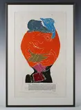 Léo Maillet, Die Wahrheit uber Sancho Pansa, colour lithograph