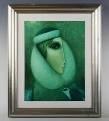 Sergueï Smirnoff, Alina from the Persona Suite, colour serigraph