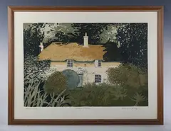 David Humphreys, Hardy’s Cottage, colour screenprint