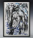 Raymond Pettibon, The Lou, colour lithograph