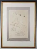 Tristan Wounded by Salvador Dalí, colour etching, sold Nov 2025