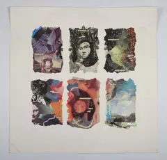 Tom Phillips, Hunument Ulysses: Sirens (2002), screenprint