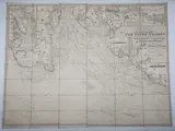 J.W. Norie, The Entrances to The River Thames, exhibiting the various channels from the Nore to the Downs, Harwich and Orfordness, with plans of the Thames and Medway', engraved map, published/corrected 1832/7, s, with a green oil cloth slip case.