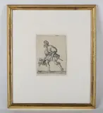 Teodoro Filippo de Liagno, Soldier, etching