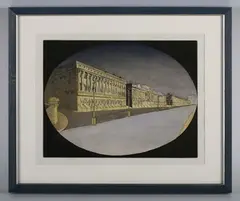 John Piper, Brunswick Terrace, colour aquatint from ‘The Brighton Aquatints’