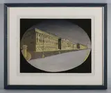 John Piper, Brunswick Terrace, colour aquatint from ‘The Brighton Aquatints’