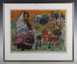 Théo Tobiasse, The Song of Songs, colour lithograph