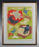 Vera Nilsson, Händer, colour lithograph