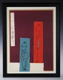 Pablo Picasso, Deux Clowns, lithograph in colours on wove paper