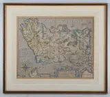 G. Hole, Hiberniae, Ireland Anglis. Yverdon Britannis Erin incolis Ierna': map of Ireland, engraving with hand colouring