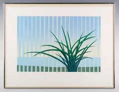 Split view by Kristian Krokfors, colour screenprint, sold May 2025