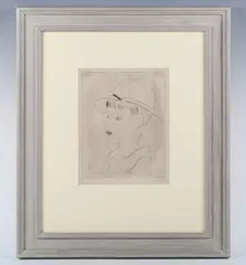 Józef Hecht, The Little Parisian, etching