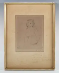 Pierre-Auguste Renoir, Étude pour une Baigneuse', c.1906, etching