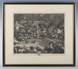 William Hogarth, Pit Ticket, engraving