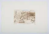 Chris Orr, Down on the farm with a little fiddle'; and 'Harvest home! The last sheaf, 1971, a pair of colour etchings with aquatint