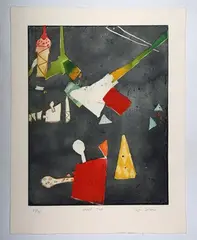 Roger Selden, Space One'; and 'Space Two, a pair of colour etchings with aquatint