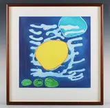 Heidi Koenig, Madiba, colour etching