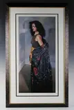 Robert Lenkiewicz, Anna with Black Shawl, colour print