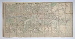 George Cruchley, Cruchley's New Plan of London Shewing all the New and Intended Improvements to the Present Time' (Map of the City with the East and West India Docks), engraving with later colour published 1842