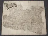 John Rocque, A Topographical Map of the County of Surrey in which is expressed all the Roads, Lanes, Churches, Noblemen and Gentlemen's seats &c. &c., engraving on laid paper in thirty-six sheets