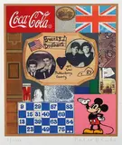 Peter Blake, Wooden Puzzle Series: Everly Brothers, screenprint in colours with collage