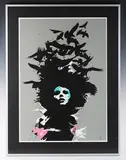 Lee Eelus, Raven Haired, colour screenprint