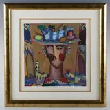 Alexander Ivanov, The Fruitbasket, colour lithograph