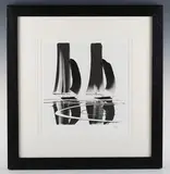 Duncan MacGregor, Light Seas' and 'Dark Seas, a pair of giclee prints