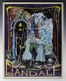 Dominic Bon de Sousa Pernes, Gandalf' (Tolkien Lord of the Rings Poster), colour print circa 1969