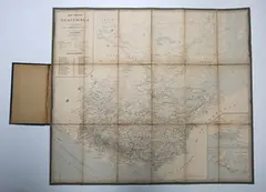 F. Bianconi, Mapa Comercial de Guatemala' (Map of the Central American Country), colour lithograph in 18 sections and backed onto linen folding within original cloth