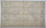 John Arrowsmith, A Chart of the World on Mercator’s Projection, shewing the Principal Ocean Steam Routes & the Submarine Telegraphs &c, engraving in 40 sections with hand-colouring